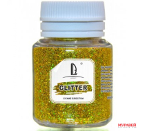 Блестки декоративные Luxart Glitter Золото Голография 0.012кг